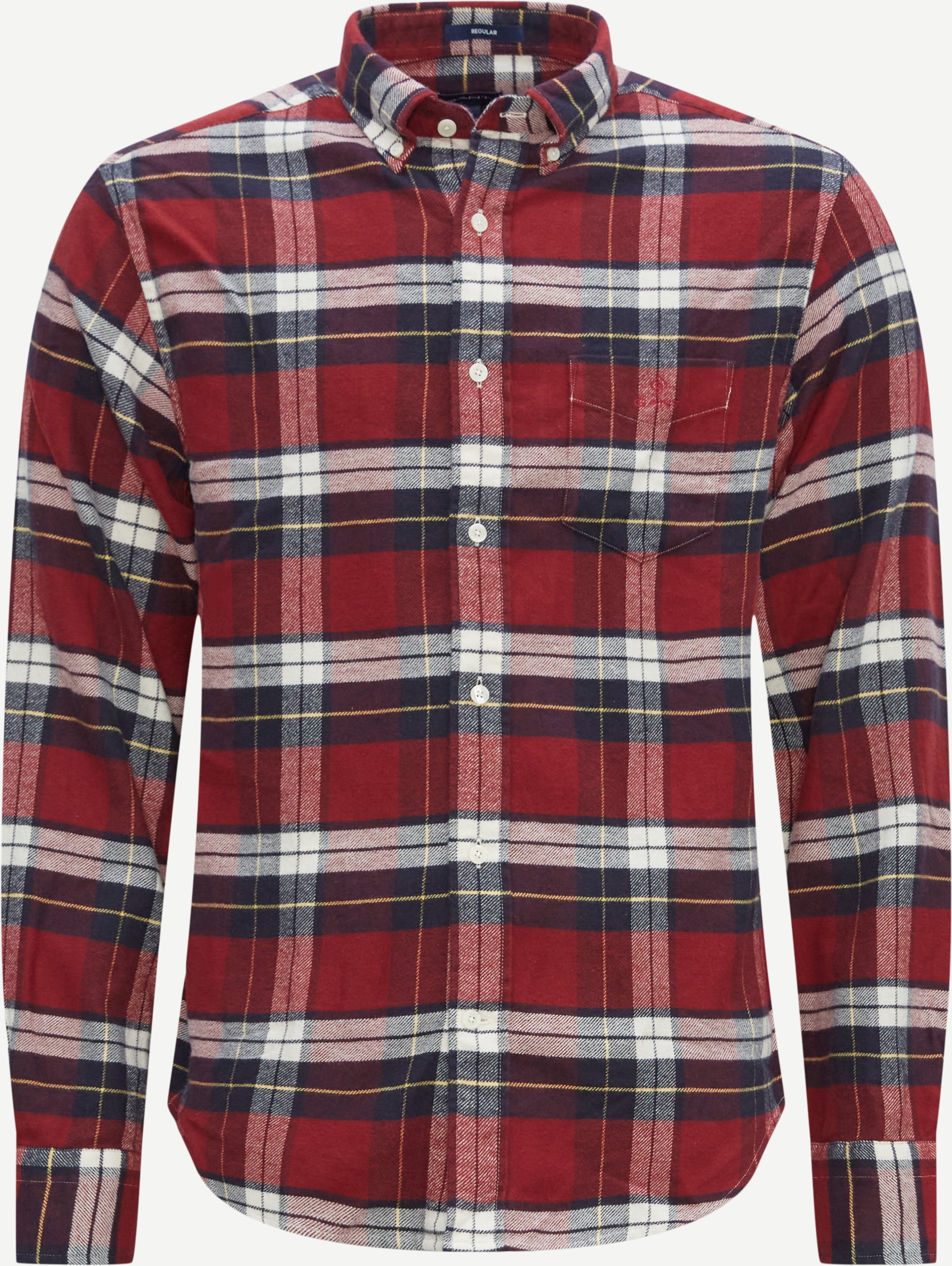 Gant Shirts D2. REG UT FLANNEL CHECK SHIRT 3220092 Red